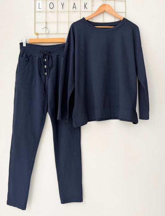 Σετ βαμβάκι LOTTO navy blue