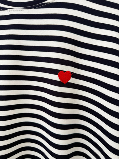 Μπλούζα HEARTY navy blue