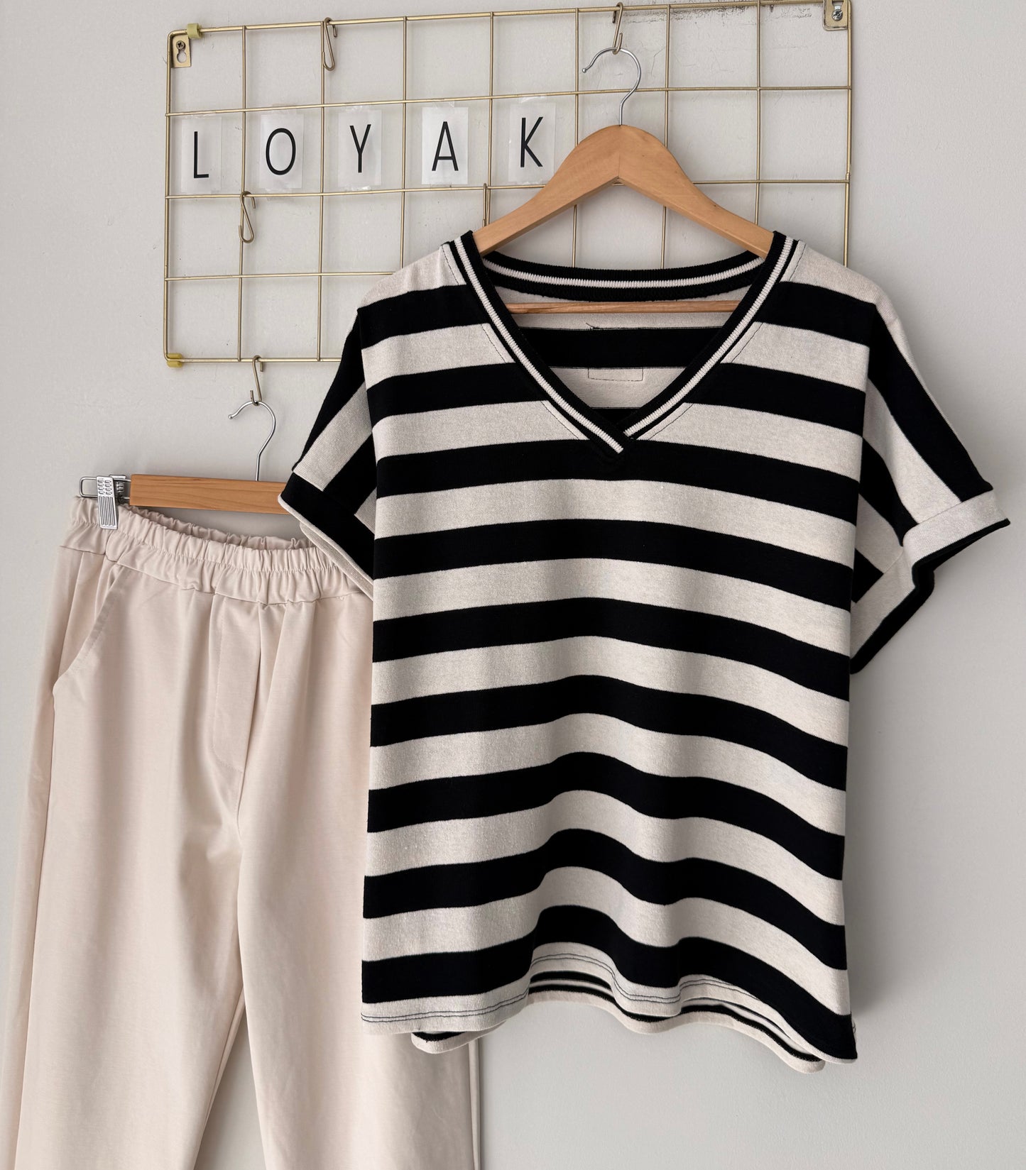 Σετ RIVERI black/beige