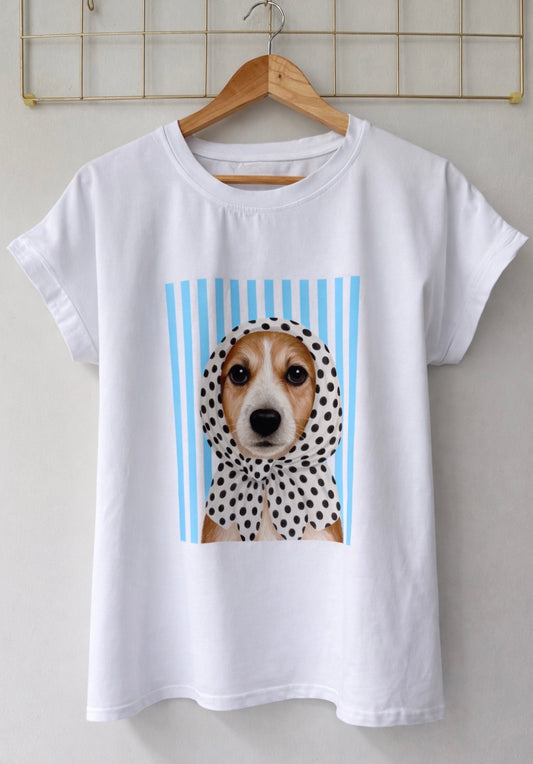 T-shirt με σχεδίο RICHIE light blue