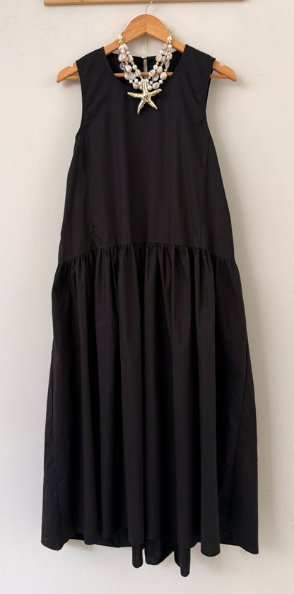Φόρεμα ποπλίνα SIA black