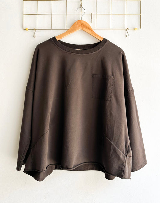 Μπλουζα βαμβάκι MIA brown