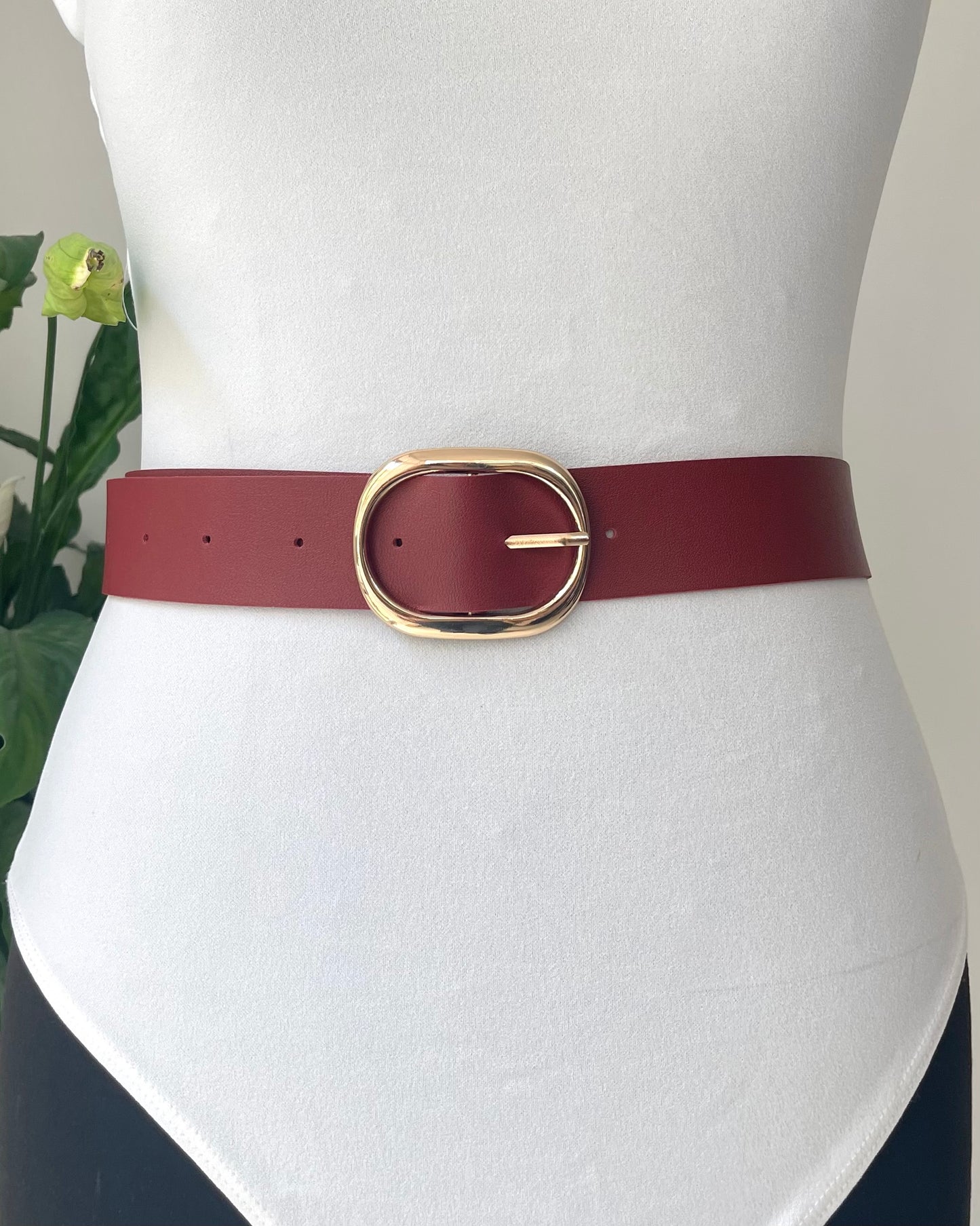 Ζώνη ROOK red/gold