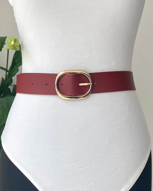 Ζώνη ROOK red/gold