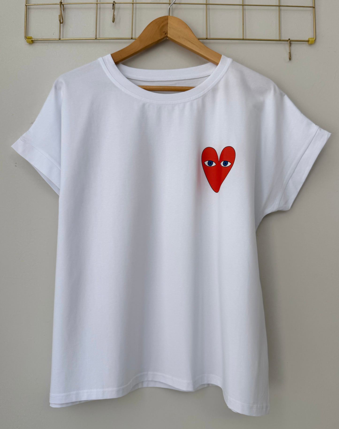 T-shirt HEART white