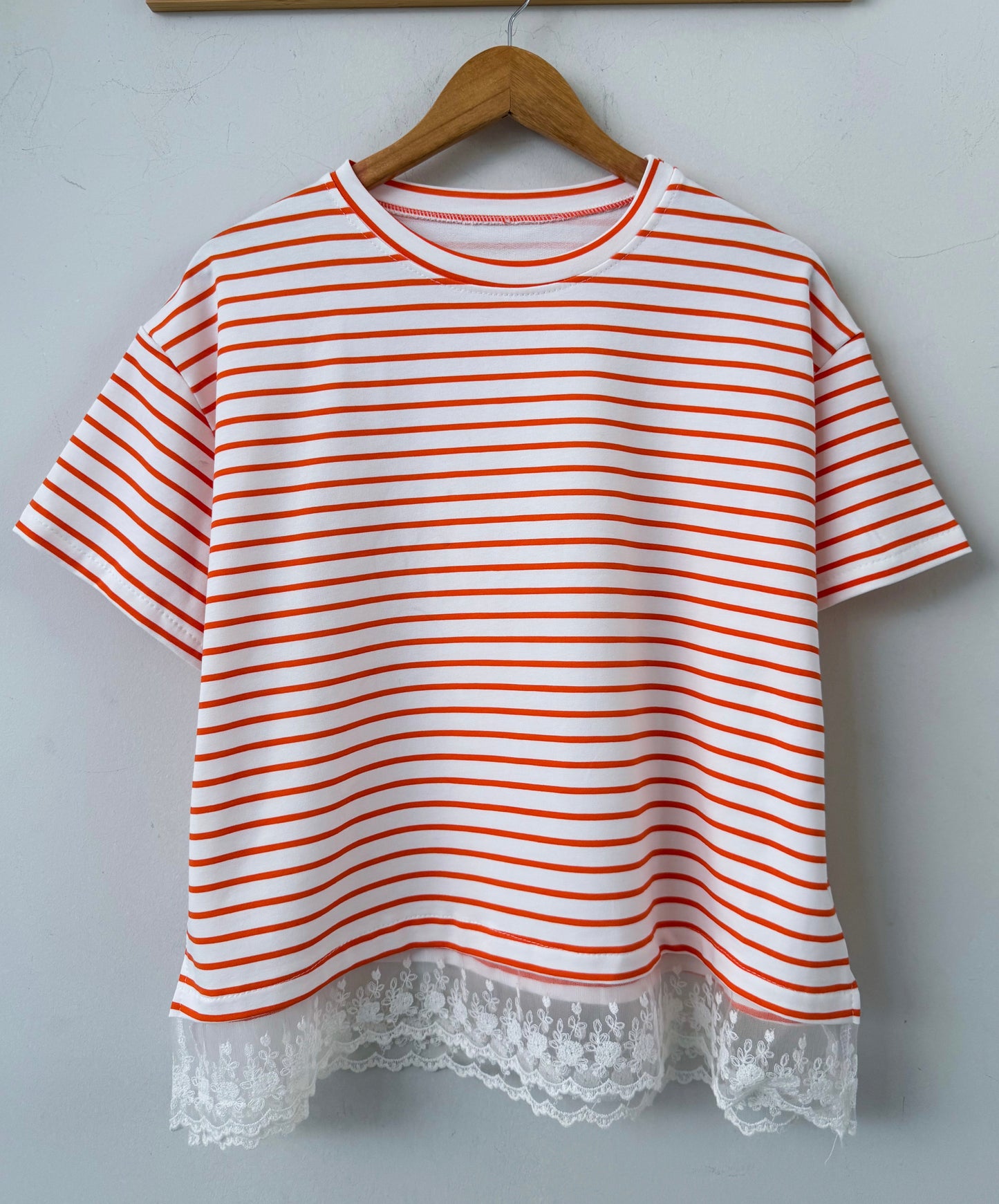 Μπλούζα JOAN stripes orange