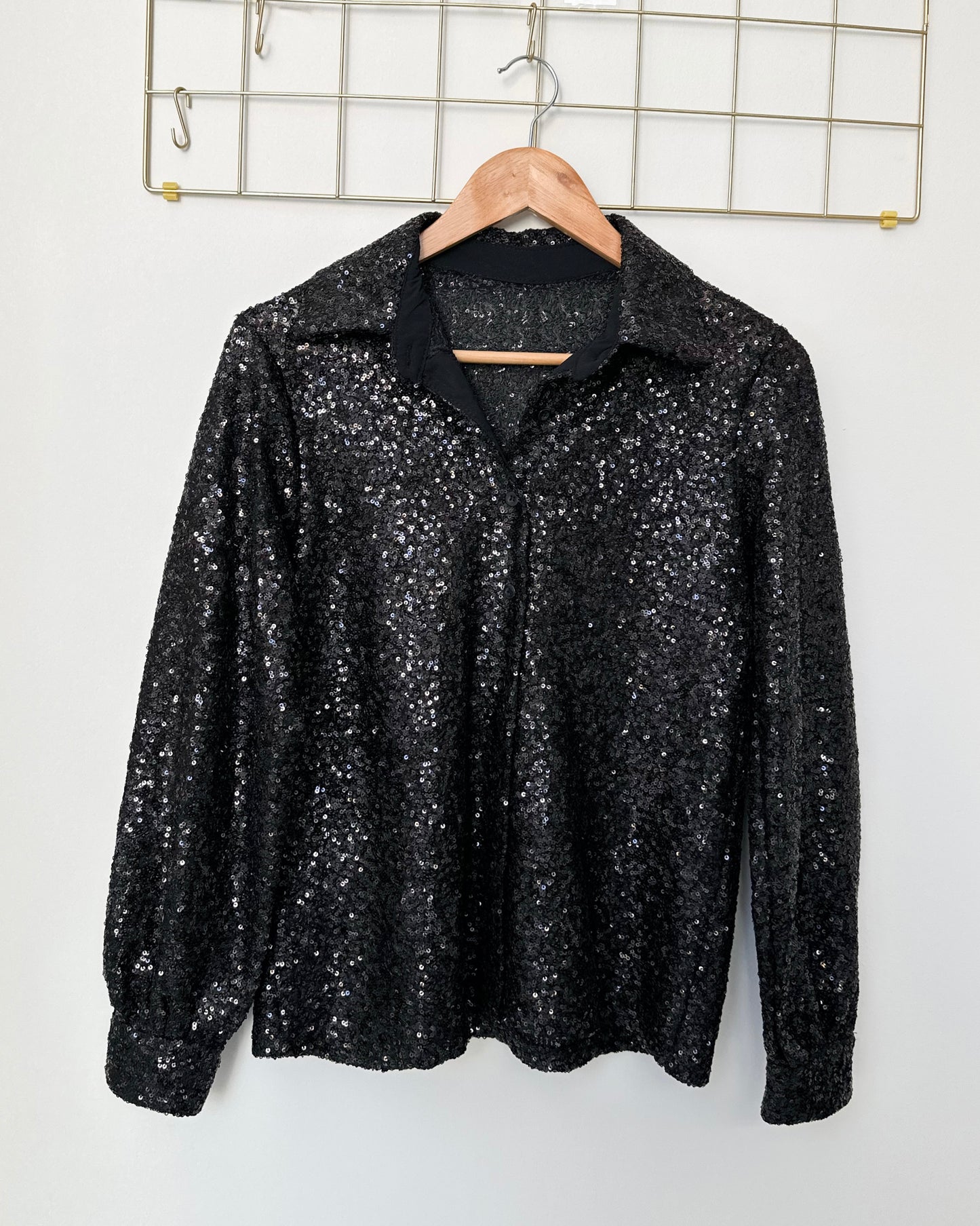 Πουκάμισο sequin BELLA black