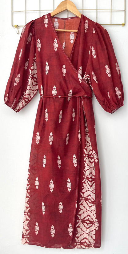 Φόρεμα JAFAR red/beige