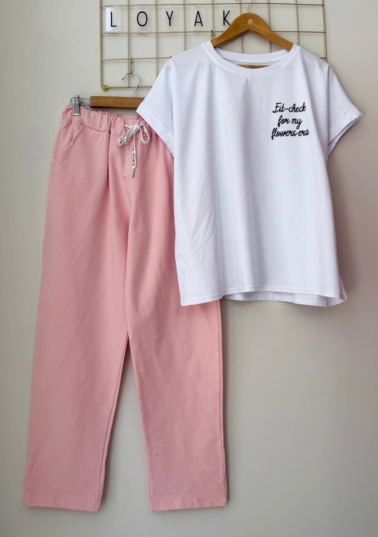 Σετ FLOWERS pink