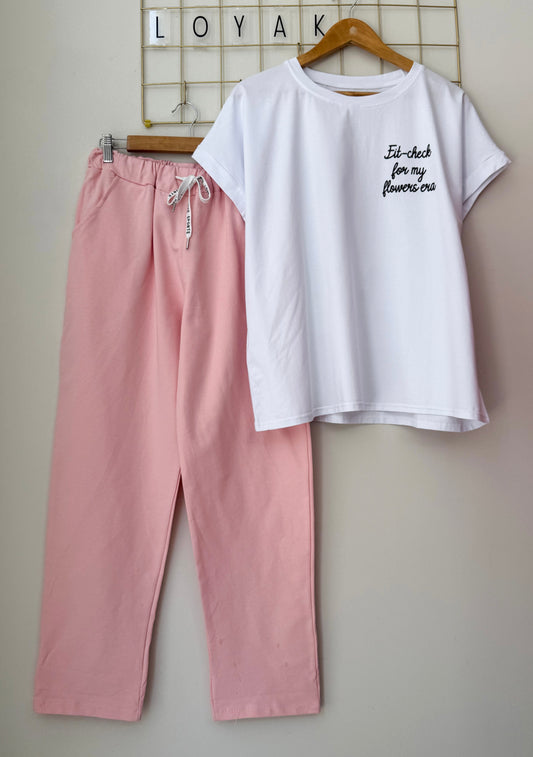 Σετ FLOWERS pink