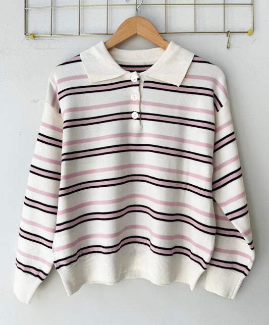 Μπλούζα με γιακά ORLANDO white