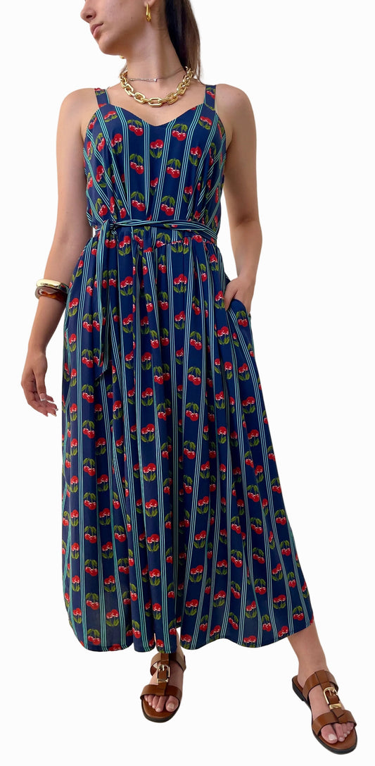 Φόρεμα CHERRIES navy blue