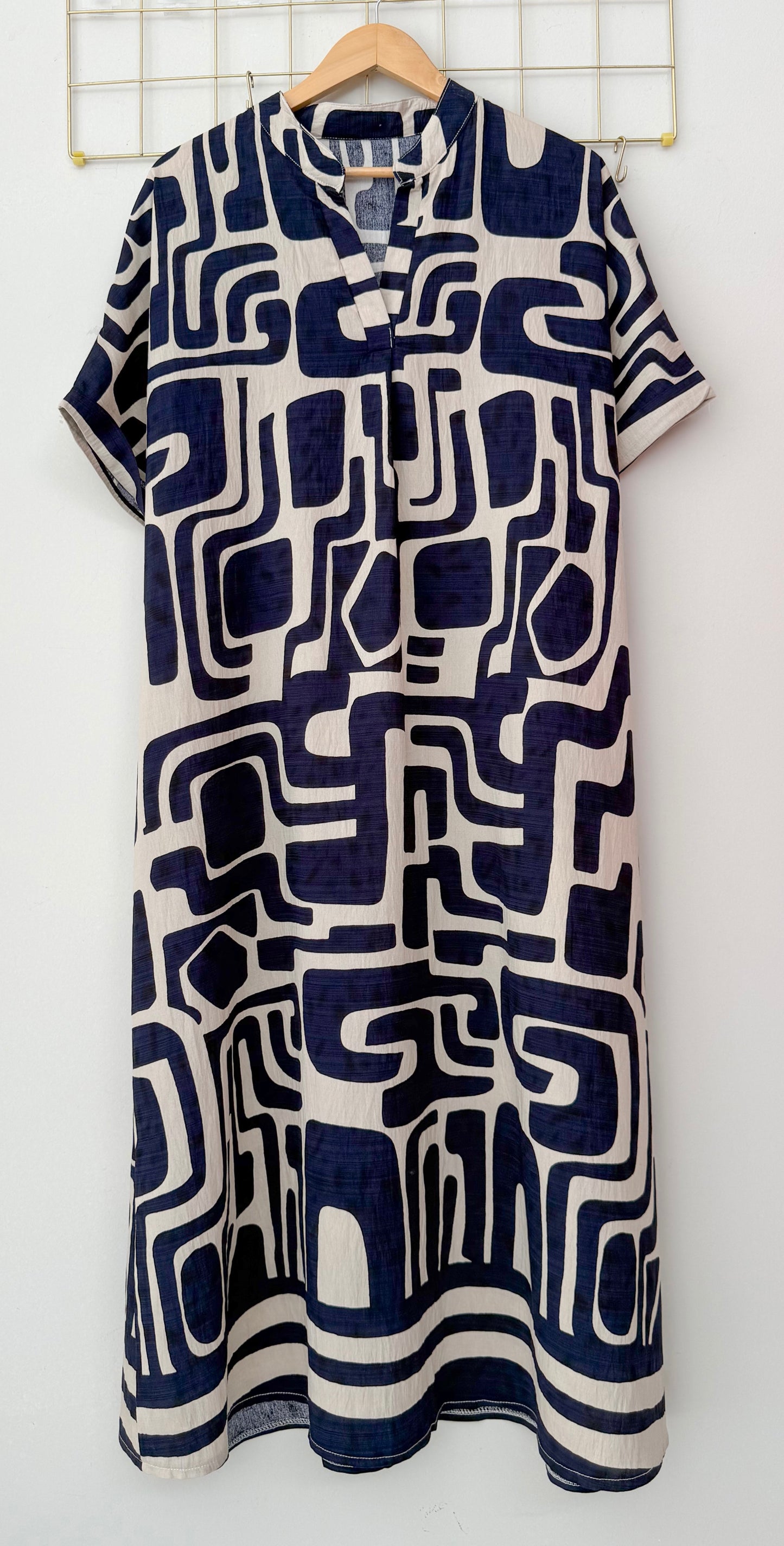 Φόρεμα AEGI navy blue/beige