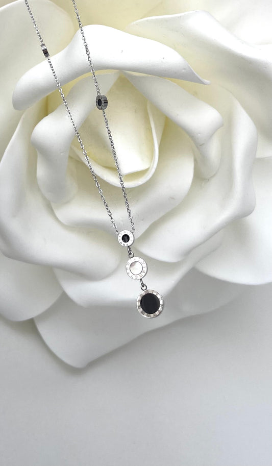 Κολιέ ORIGIN ασημί ατσάλινο