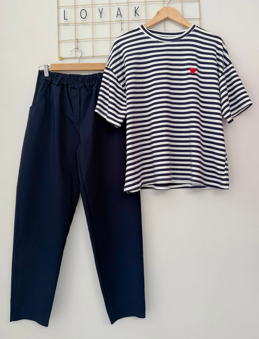 Σετ HEARTY navy blue