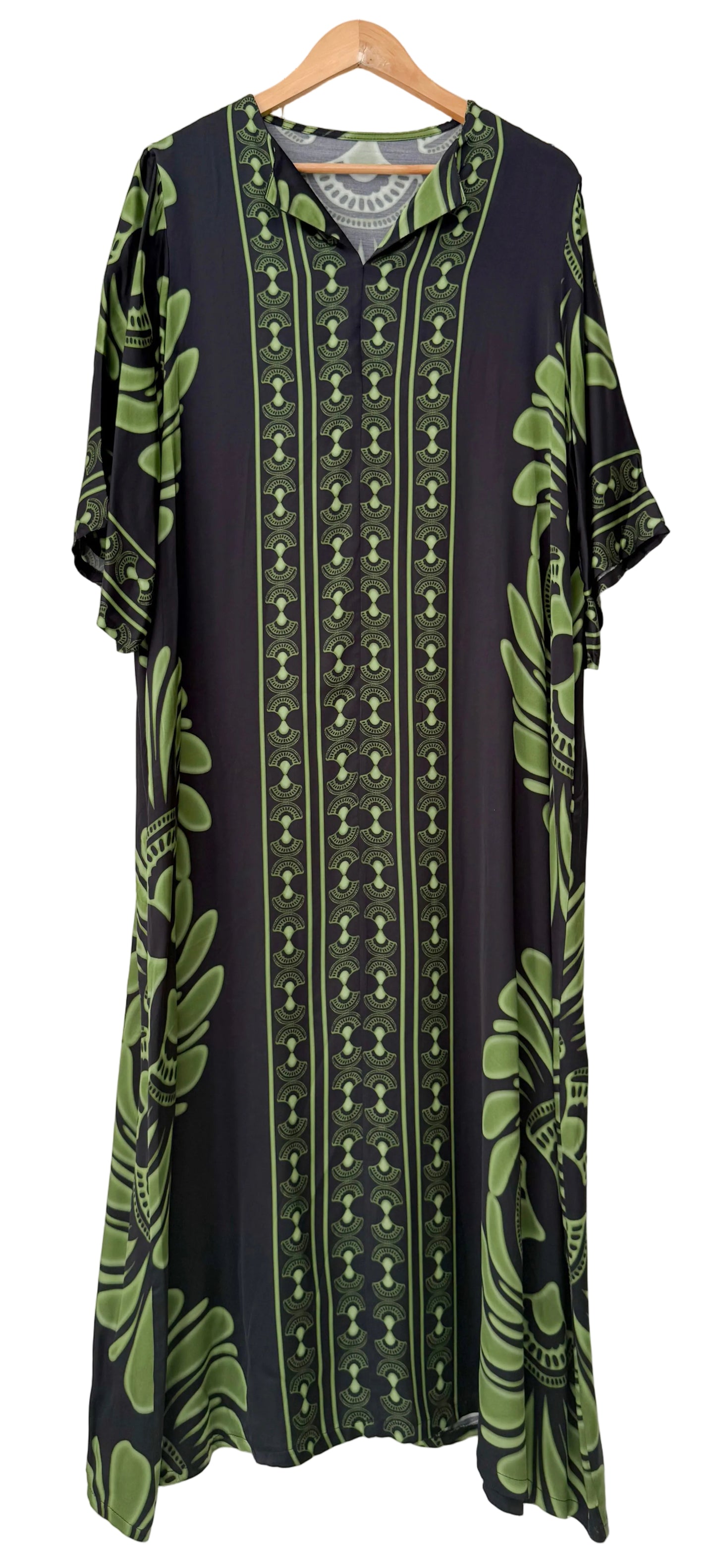 Φόρεμα NILIA black/green
