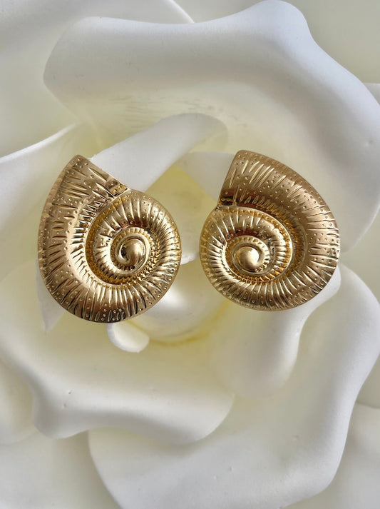 Σκουλαρίκια SNAIL gold