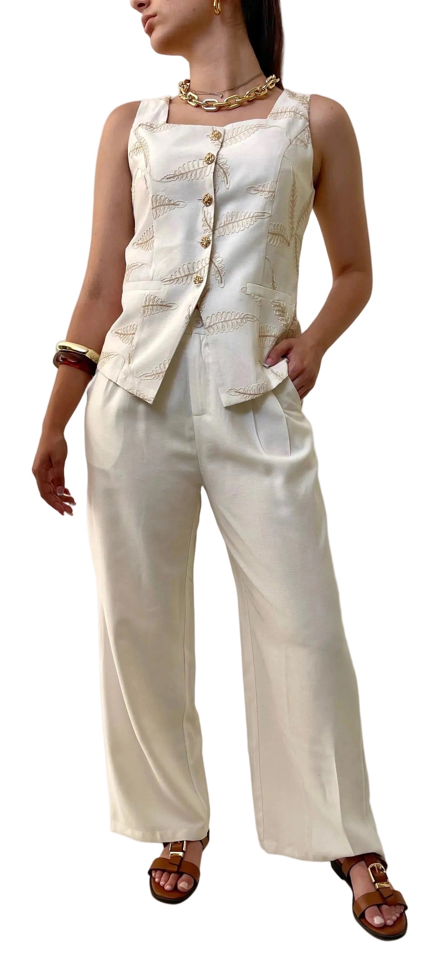Σετ CAPRIZ off white