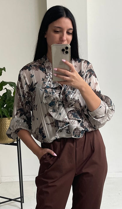 Πουκάμισο MULBERRY beige