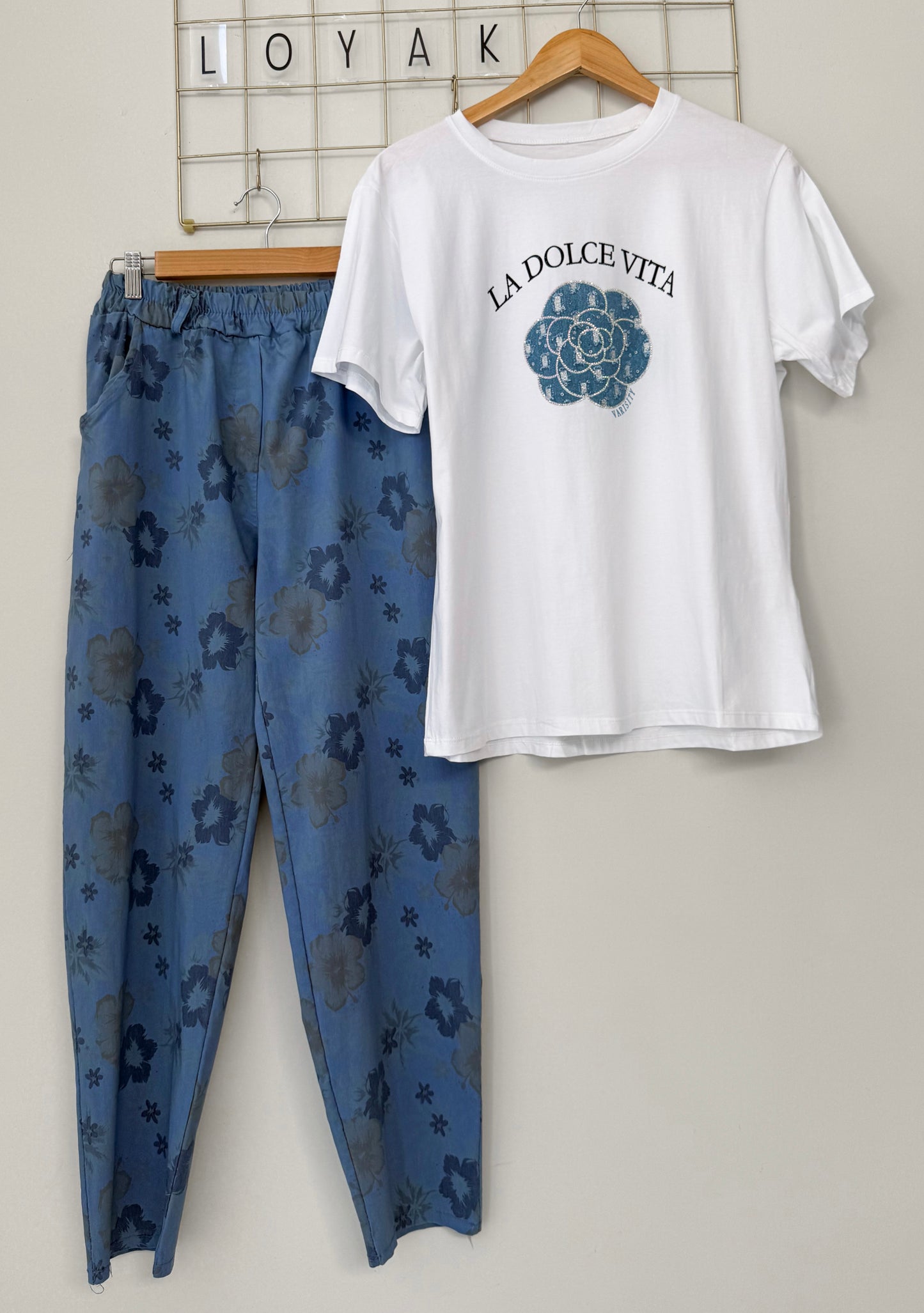 Σετ DOLCE VITA FLORAL blue