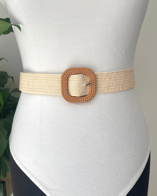 Ζώνη TATE beige/brown