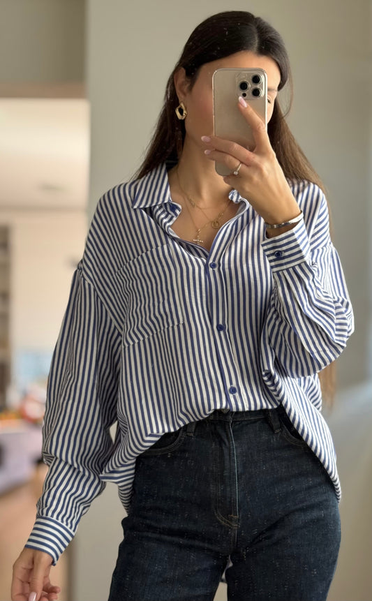 Πουκάμισο ριγέ ILAND blue