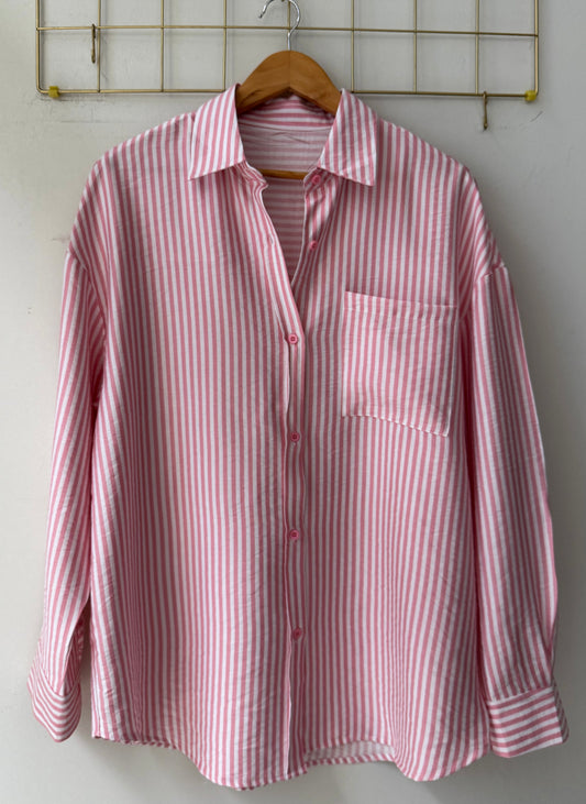 Πουκάμισο ριγέ ILAND pink