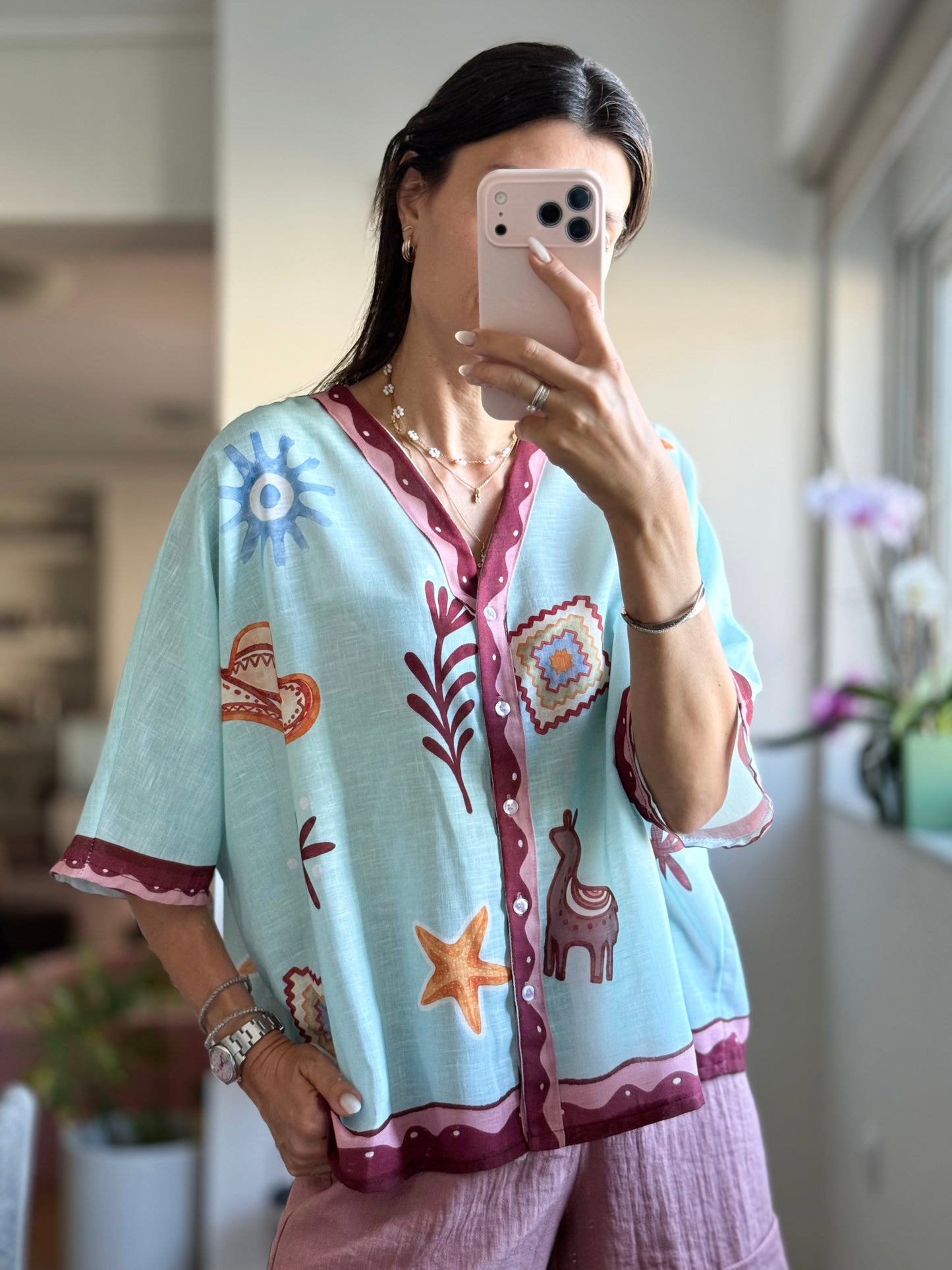 Πουκάμισο CAPRI light blue