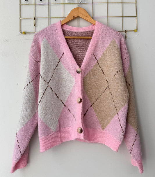 Ζακέτα πλεκτή CHESSI pink