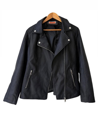 Μπουφάν eco leather KATRIN 2 black