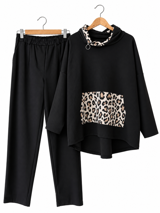 Σετ ASRIA leopart black/black