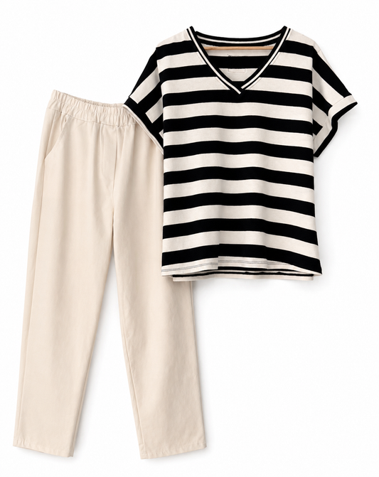 Σετ RIVERI black/beige