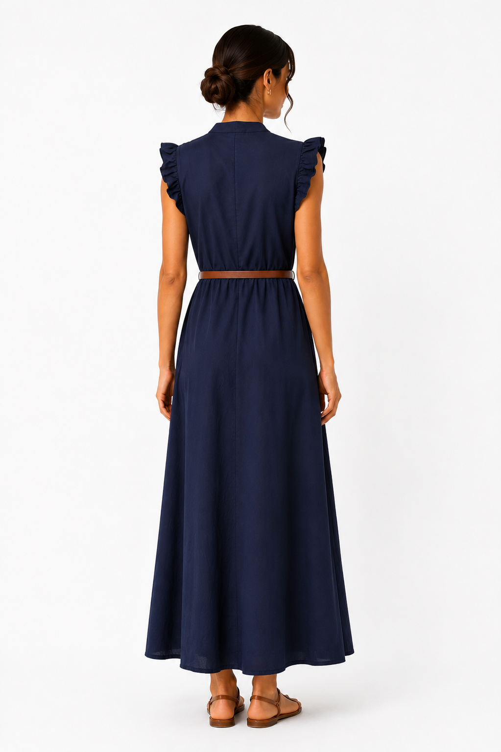 Φόρεμα midi ALICE navy blue