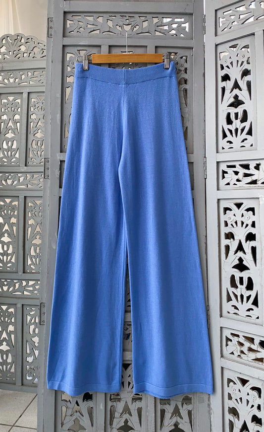 Παντελόνι πλεκτό light blue